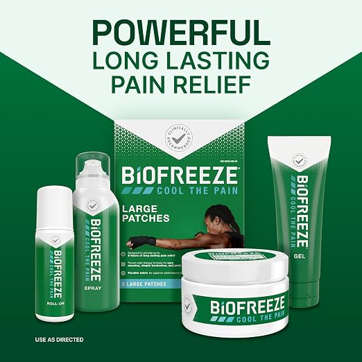 Biofreeze Roll On Pain Relief for Knee, & Simple Backache, Arthritis Pain - Image 8