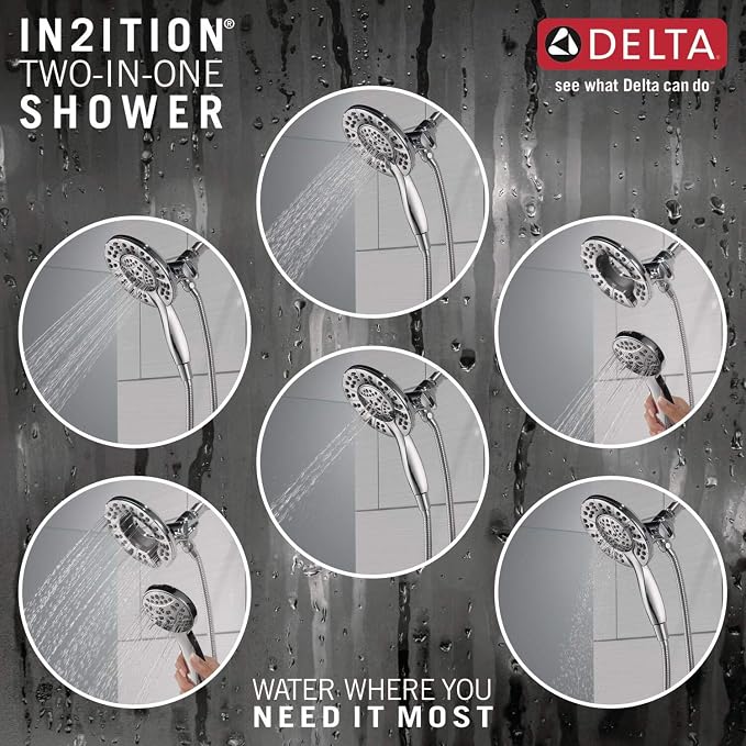 Delta Arvo 14 Series Chrome Shower Faucet Set - Image 3