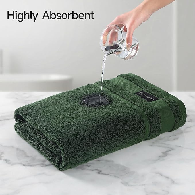 REDKISS Large Bath Towels Set 2 Piece, 100% Cotton, 31x63 in, Heavyweight 760GSM - Image 6