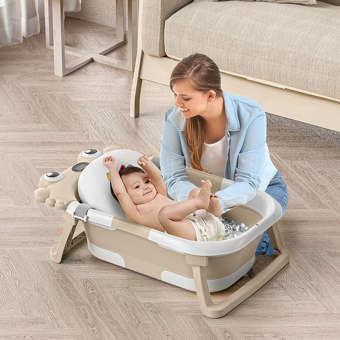 Collapsible Baby Bathtub for Infants to Toddler - Image 6