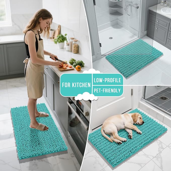 Yimobra Bathroom Rugs Non Slip Washable 32x20 Inch - Image 7