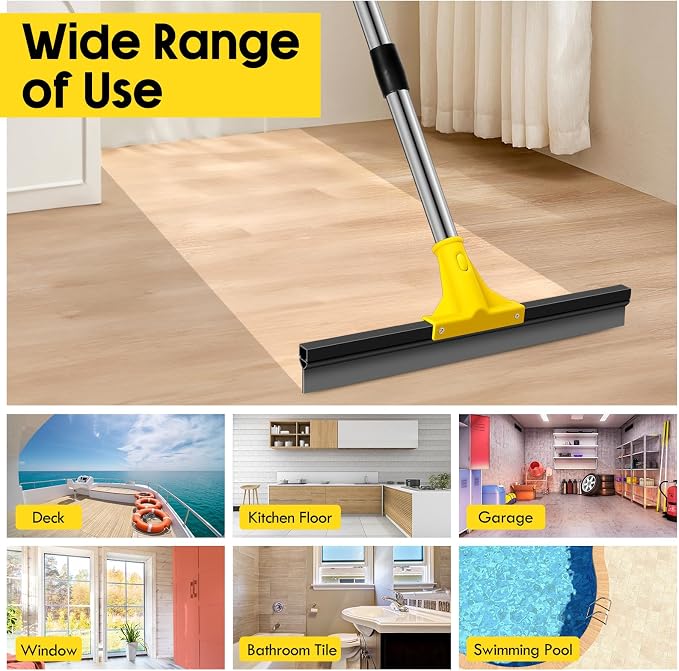 Floor Squeegee for Concrete and Tile Cleaning - Image 7