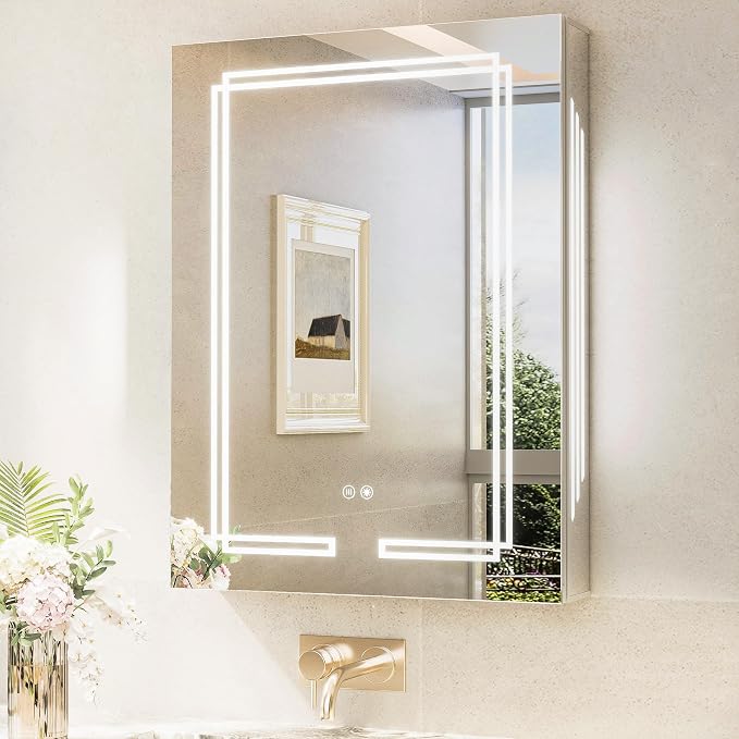 TokeShimi 24 x 32 Bathroom Mirror Medicine Cabinet by RefinedBathroomAccessories