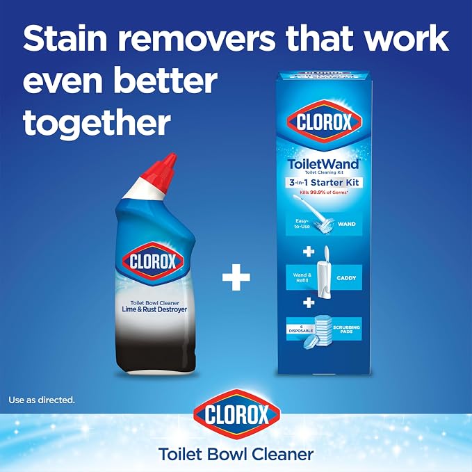 Clorox Toilet Bowl Cleaner Lime & Rust Destroyer 24 Ounces - Image 6