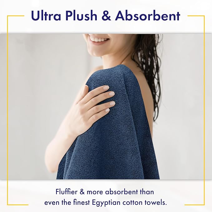 Ultra Soft & Plush Viscose from Bamboo Bath Sheets - Image 3
