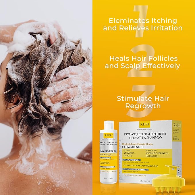 Psoriasis Shampoo for Men & Women | Itchy Scalp Treatment - Image 4