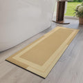 Extra Long Non Slip Bathroom Runner Bath Mat, Rubber Backing Ultra Thin Bath by YDKGL