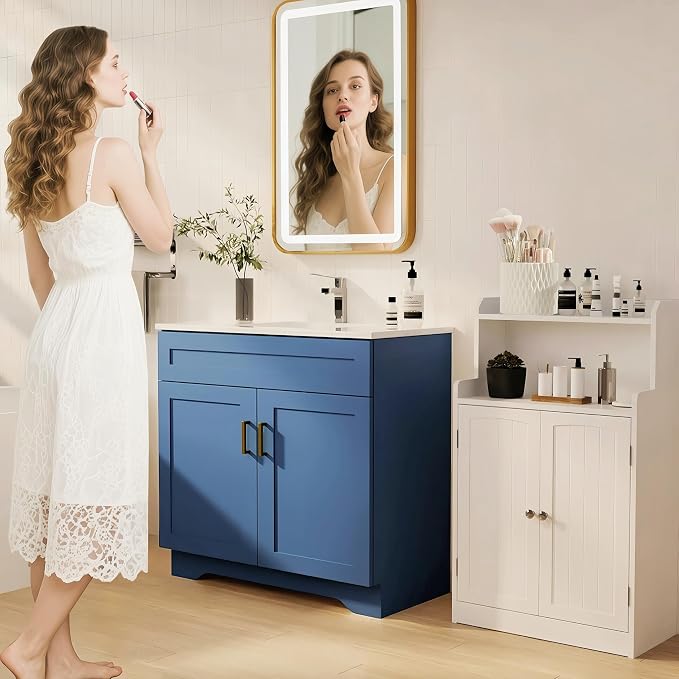 24/30/36IN Bathroom Vanities-Bathroom Sink Cabinet, Equipped Ceramic Sink - Image 3