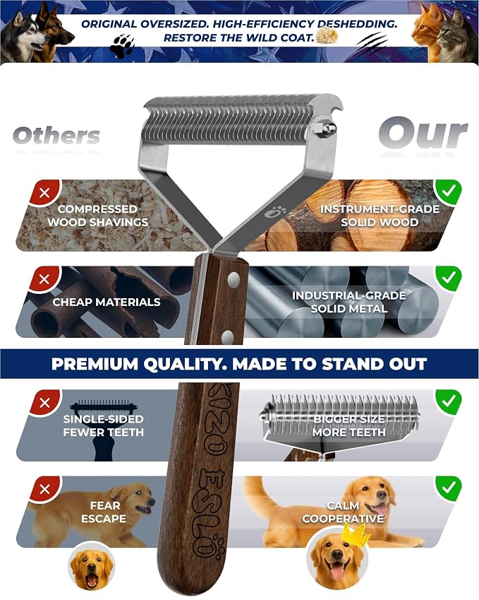 Large Dual-Sided Dogs and Cats Brush - Image 6