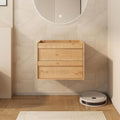 eclife 24" Floating Bathroom Vanity Sink Combo, Wall Mounted Modern Minimalist by eclife