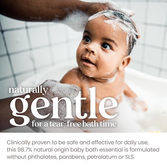 Burt's Bees Baby Sensitive Foaming Shampoo and Wash, Fragrance Free, Tear Free - Image 4