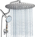 Cobbe 12 Inch All Metal Rain Shower Head, Dual Shower Heads by CobbeforQualityLife