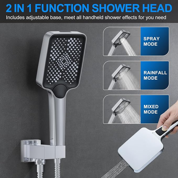 Bathtub Shower Faucet Set with Pressure Balance Valve - Image 4