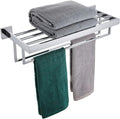 KOKOSIRI 24'' Bathroom Towel Shelf Chrome Towel Rack by KOKOSIRI