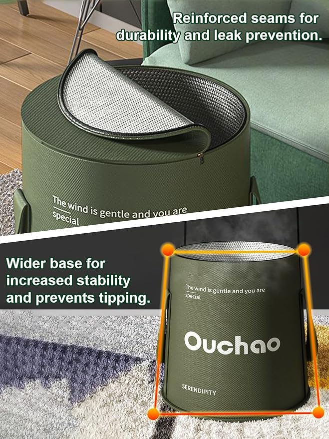 Foot Bath Basin Portable Travel Collapsible Foot Basin Folding Foot Bath Tub - Image 5