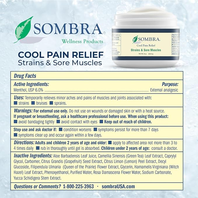 Sombra Warm & Cool Pain Relief Gel, Warm Relief - Image 9