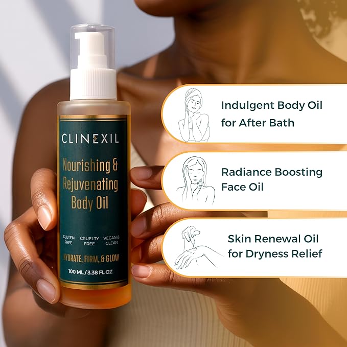 After Shower Body Oil for Women- Hydrating & Firming Natural Moisturizer for - Image 5