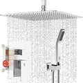 SR SUN RISE 16 Inches Polished Chrome Shower Faucet System Bathroom Luxury Rain by SRSUNRISE
