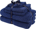 Everplush Diamond Collection 6-Piece Bath Sheet Towel Set, Soft Plush Jacquard by Everplush