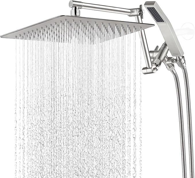 G-Promise All Metal 12 Inches Rainfall Shower Head by G-Promise