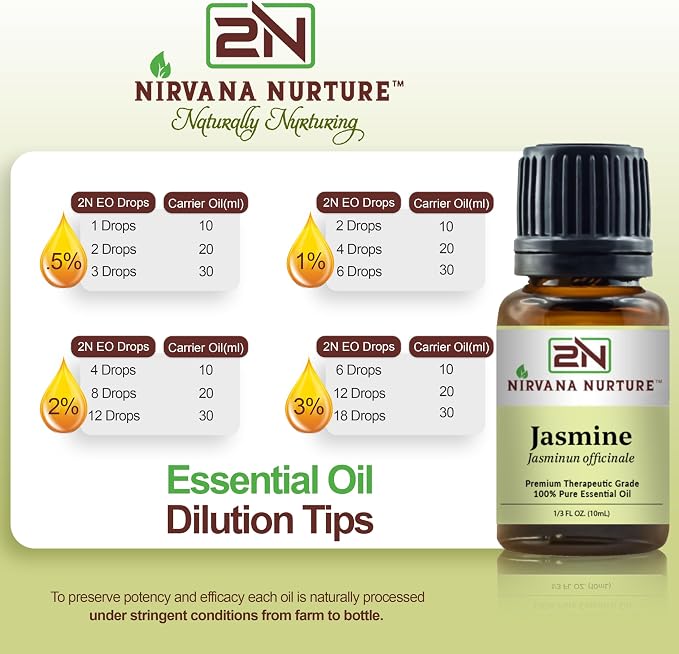 Jasmine Essential Oil 100% Pure Premium Therapeutic Grade, Undiluted - Image 5