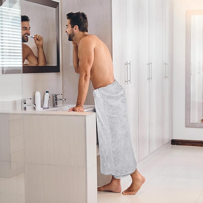 Utopia Towels Luxurious Jumbo Bath Sheet 2 Piece, 600 GSM, 35 by 70 Inches - Image 3