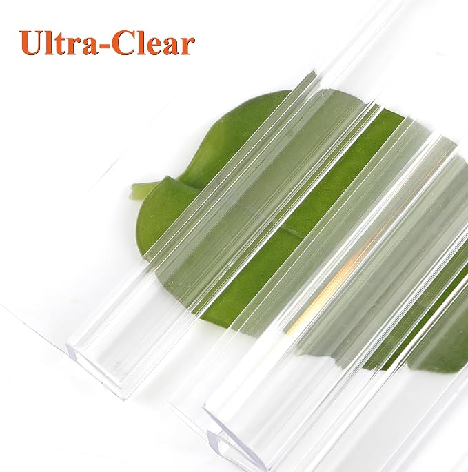 Frameless Shower Door Seal Strip 4 Pack x 39 Inch U - Image 2