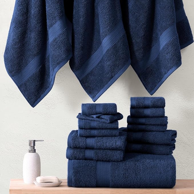 LANE LINEN 100% Cotton Bathroom Towel Set - Image 5