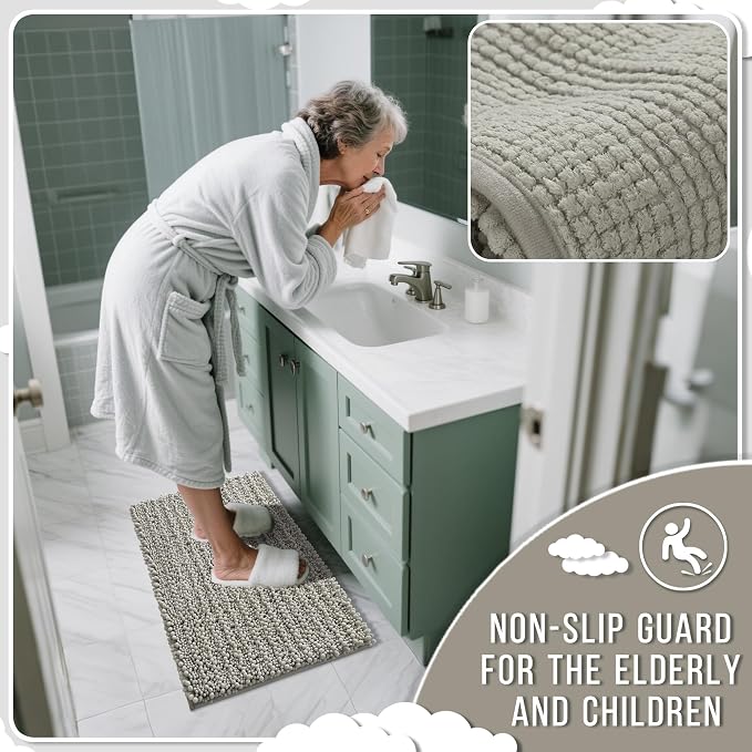 Yimobra Long Bathroom Rugs Non Slip Washable 44x24 Inch - Image 6