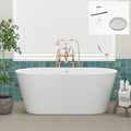FerdY 59" Shangri-La Elite, Acrylic Freestanding Bathtub, Modern & Contemporary by FerdY