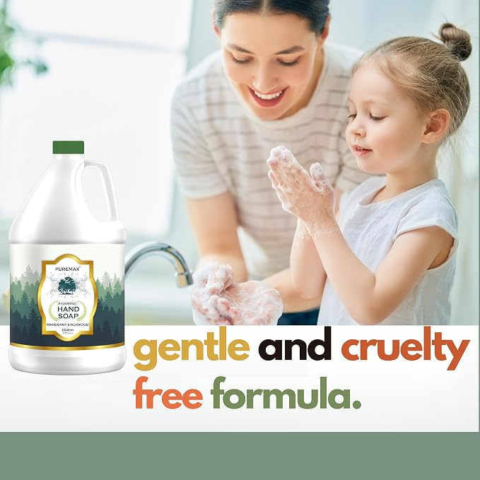 Foaming Hand Soap Refills | Mahogany Birchwood | Gentle, Moisturizing | - Image 6
