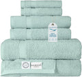 SALBAKOS 100% Turkish Cotton 6-Piece Towel Set | Heirloom Quality Hotel & Spa by SALBAKOS