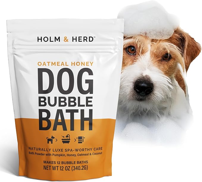 Holm & Herd Oatmeal Honey Dog Care Gift Bundle – 3 Piece Grooming Set - Image 2