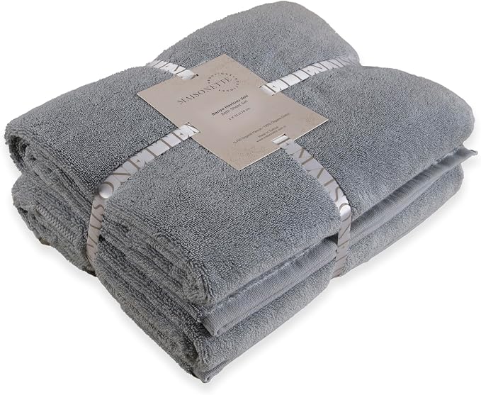Maisonette Elegance 100% Organic Cotton Turkish Bath Sheets - Image 2