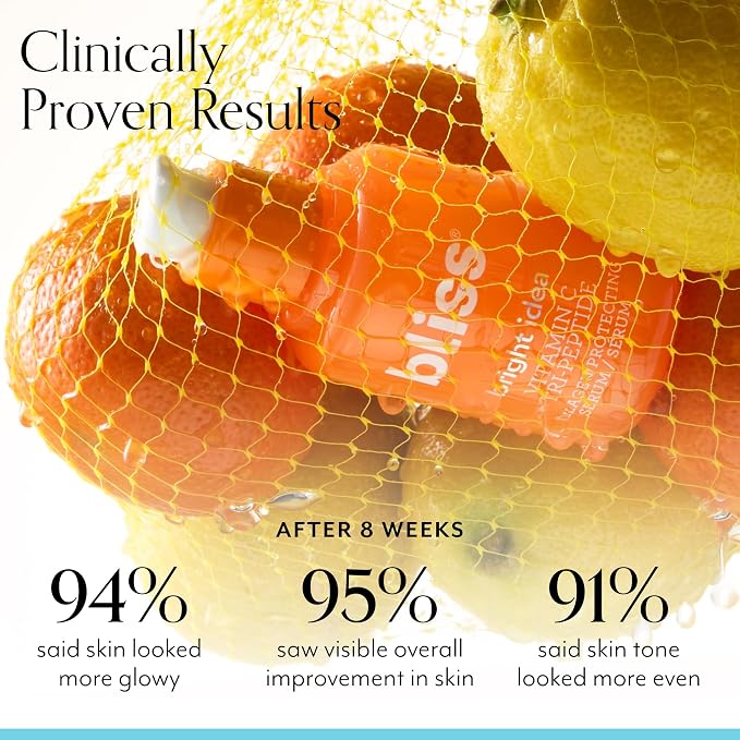 Bliss Vitamin C + Tri-Peptide Bright Idea Serum – 15% Brightening + Barrier - Image 2