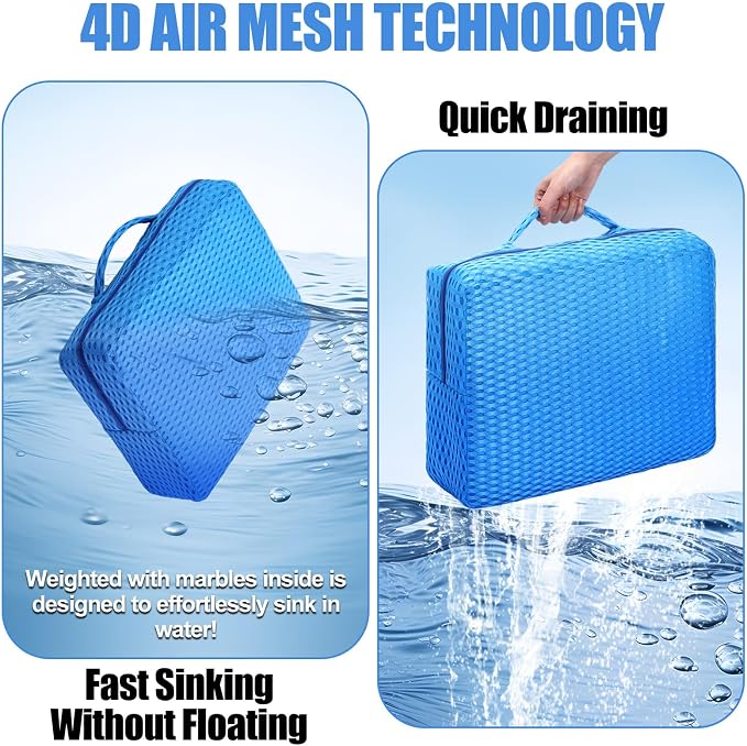 2 Pcs Hot Tub Booster Seat Weighted Spa Bathtub Booster Cushion - Image 4