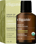 Cliganic Organic Lemongrass Essential Oil, 1oz by Cliganic