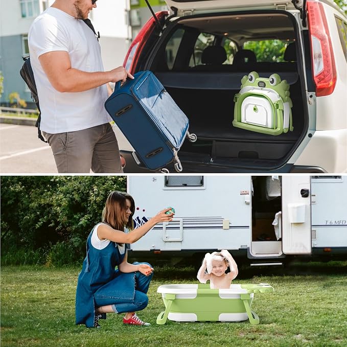 Collapsible Baby Bathtub for Newborns to Toddler - Image 7
