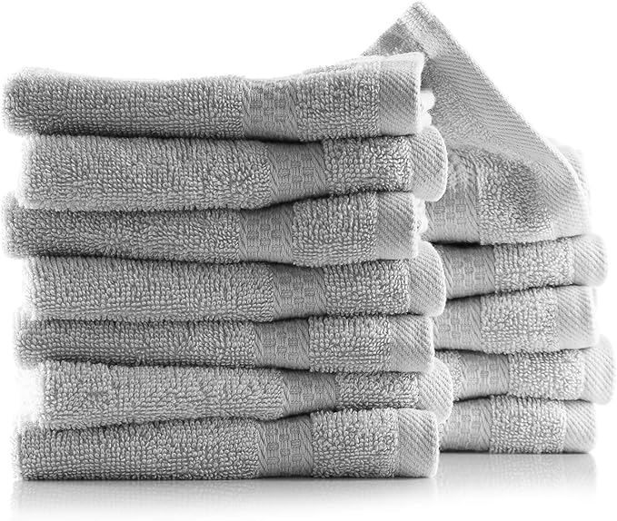 Hearth & Harbor Washcloths 12 Pack by HearthHarbor