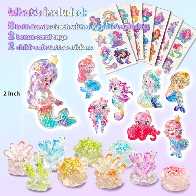 Mermaid Bath Bombs for Kids - Image 4