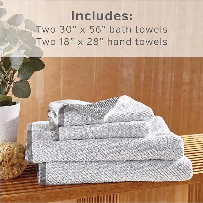 Wellbe 4-Piece Towel Set - Image 3