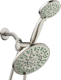 AquaDance Antimicrobial/Anti-Clog High-Pressure 30-setting Rainfall Shower Combo by AquaDance