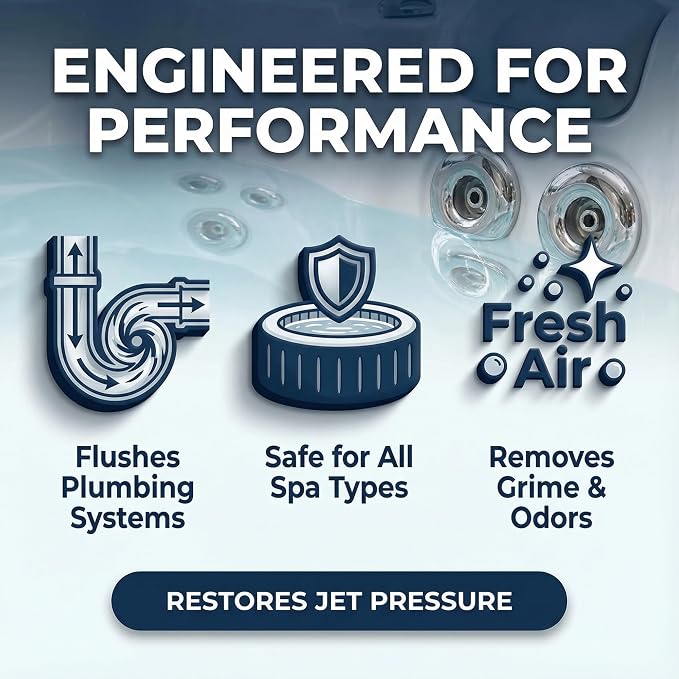 Hot Tub Jet Cleaner & Spa Line Flush – Deep Plumbing & Pipe Purge – Hot Tub - Image 4