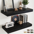 30 Inch Floating Shelves for Wall Set of 2, Easy Install Engineered Wood by Marsmiles