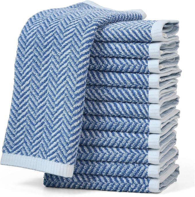 Cleanbear Wash Cloths for Your Face and Body, 12 Washcloths for Showering - Image 8