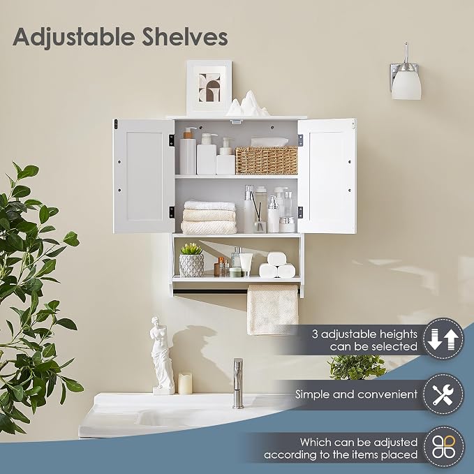 Wall Mounted Bathroom Cabinet, Farmhouse Medicine Cabinet - Image 4