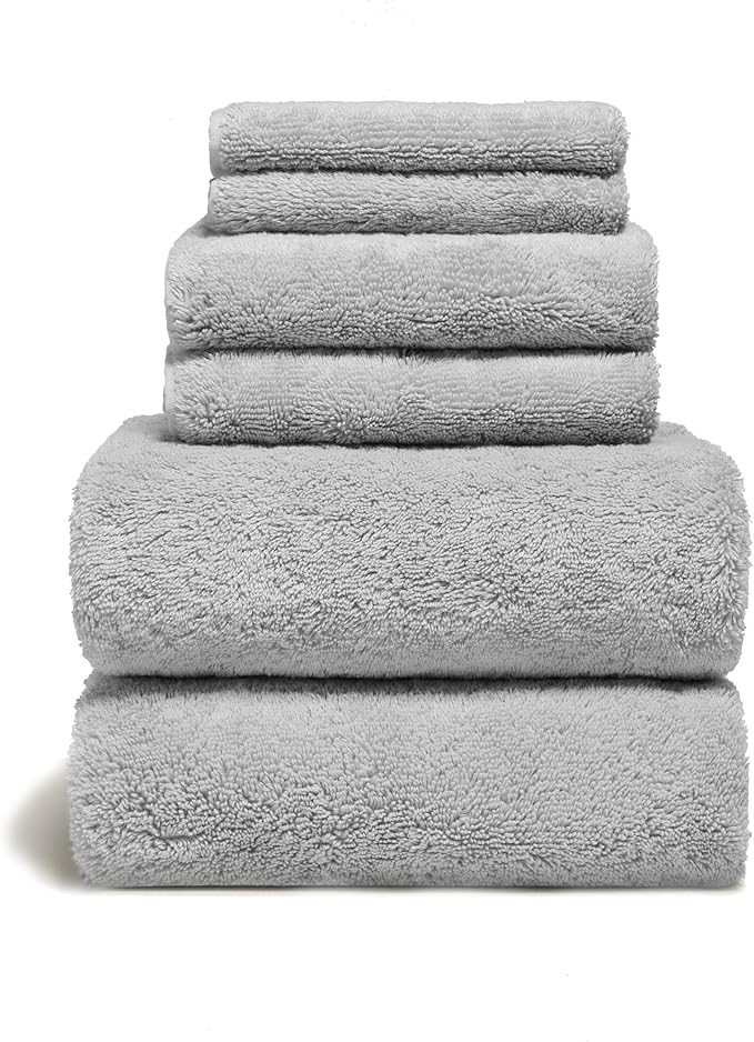 Italic Ultraplush 100% Australian Cotton Towels Standard 6 Piece Set, 2 Bath by Italic