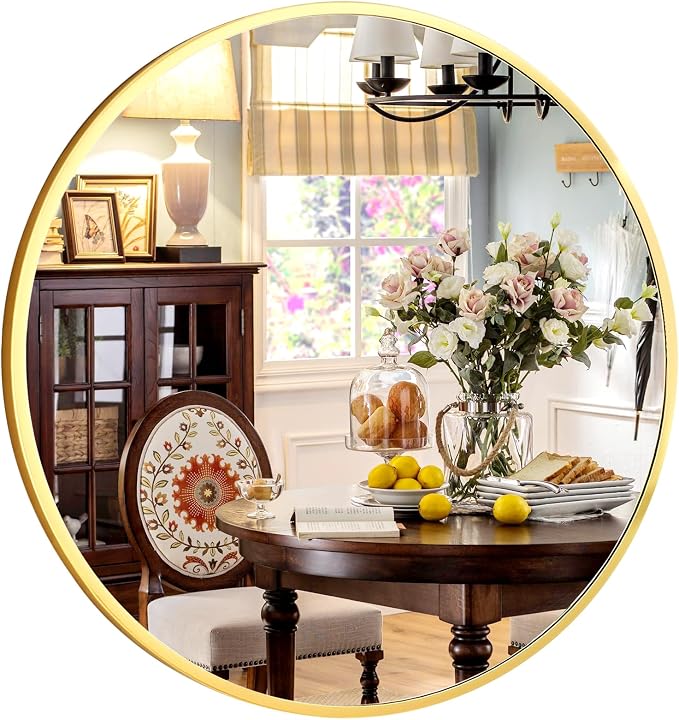 24 Inch Round Mirror - Image 2