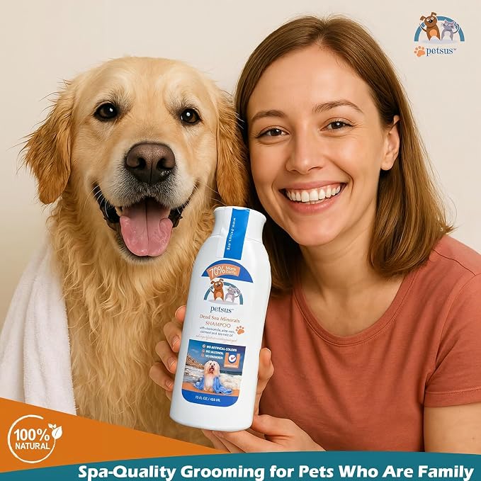 Oatmeal Dog & Cat Shampoo and Conditioner – Hypoallergenic Wash - Image 5