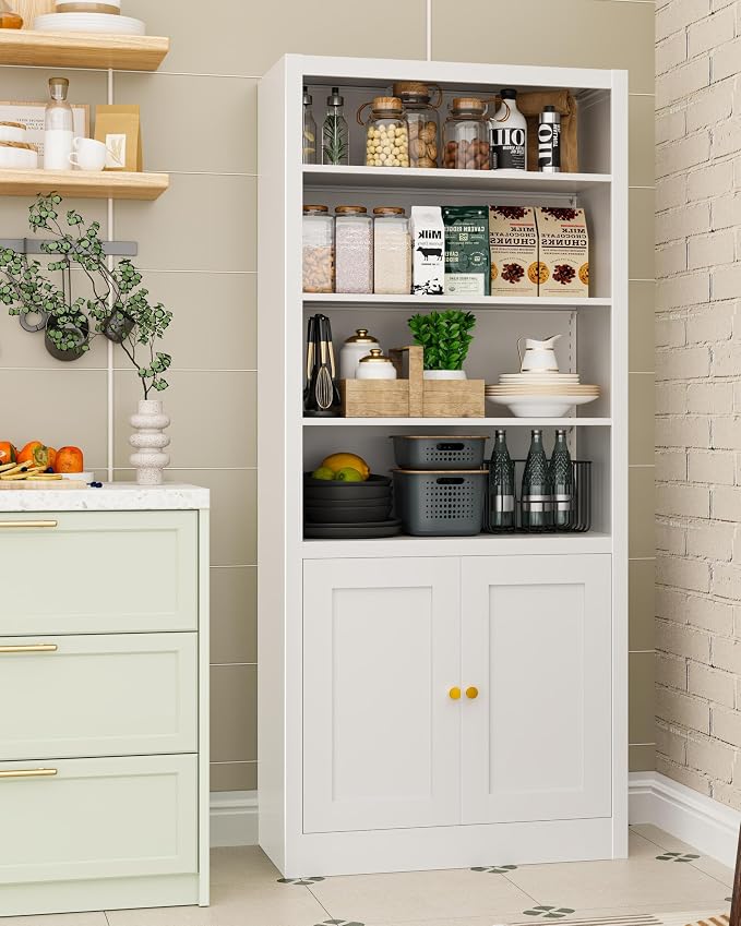 Tall Bathroom Storage Cabinet, Metal Bathroom Cabinets - Image 7